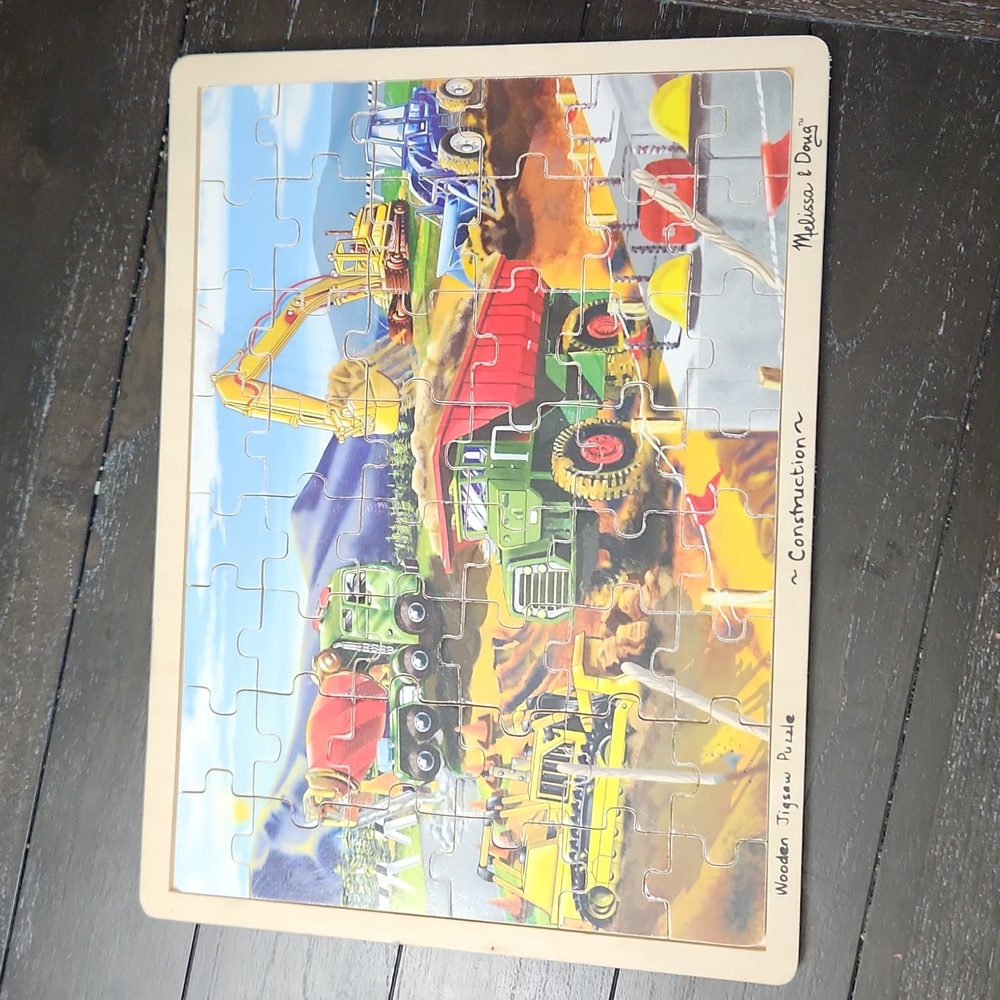 Melissa & Doug construction puzzle